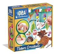 Clementoni- Weihnachten Idea-Surprise Box-Nature Craft-lavoretti 7 Anni, 5 Diverse creazioni, Kit Pittura Bambini, Pasta da Modellare, Gioco Creativo, Multicolore, Medio, 18702