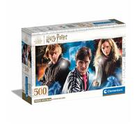 Clementoni 35535 Harry Potter Jigsaw 500 Pieces-Poster Included, Puzzle for Adul