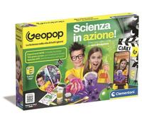 Clementoni x Geopop- Scienza in Azione, Crea Video come un Vero Divulgatore, Gioco Scientifico Bambini 8+ Anni, Gioco di Società Tema Scientifico, 2-6 Giocatori, Made in Italy, Lingua Italiana, 19445