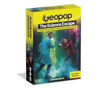 Clementoni x Geopop - The Science Escape, Escape Room Scientifica Bambini 12+ Anni, Esperimenti e Enigmi con Voce Narrante, 3 Avventure di Logica, Made in Italy, Lingua Italiana, 16912