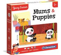 Clementoni Young Learner: mamme e cuccioli - puzzle 12×2 pezzi