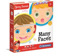 Clementoni Young Learner puzzle molte espressioni 6×3 pezzi