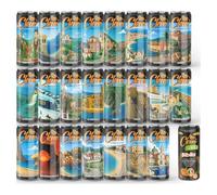 Clemì Bibita a base di Succo di Clementine, Special Edition, 24x330ml | 23 lattine da collezione e 1 classica, 20% succo di clementine del Sud Italia, leggermente gassata, senza conservanti