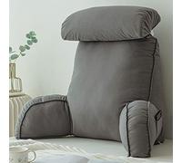 CLEMMO Cuscino di Supporto per la Schiena per Letto,Cuscino da Lettura,Cuscino Schienale con Braccioli,Perfetto per Leggere,Lavorare e Giocare sul Divano a Letto