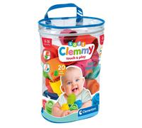 Clemmy 20 Mattoncini per Costruzioni Gioco Prima Infanzia Made in Italy Bambini