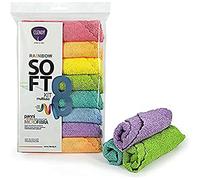 48 panni CLENDY RAINBOW SOFT Panni Microfibra KIT MULTIUSO 30×30 cm