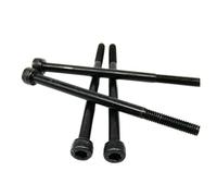 CLENEA 1/10pc M3 M4 M5 M6 M8 Esagonale Allungato Esagono Incassato Vite a Testa Bullone Mezza Filettatura (Color : 80mm, Size : M3 10pcs)