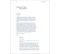 Cleo Walker Daria Martin: Sensorium Tests (Tascabile)