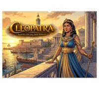 Cleopatra - Aufstieg und Fall einer Königin (Wandkalender 2027 DIN A2 quer), CALVENDO Monatskalender: Cleopatras dramatisches Leben zwischen Ägypten, ... eindrucksvollen historischen Comic-Szenen.