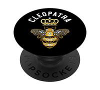 Cleopatra Nome Cleopatra Compleanno Regina Corona Ape Cleopatra PopSockets PopGrip Intercambiabile