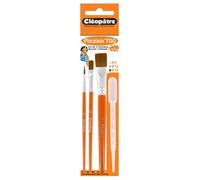 Cleopatra Pennelli, Arancione, 4 pezzi