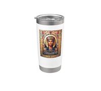 Cleopatra VII Regina dell'Antico Egitto Bicchiere termico in acciaio inox doppia parete