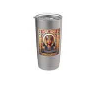 Cleopatra VII Regina dell'Antico Egitto Bicchiere termico in acciaio inox doppia parete
