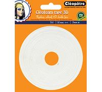 Cléopâtre - Cléofoam Tape 3D - Rotolo biadesivo in 2 mm di spessore per scrapbooking