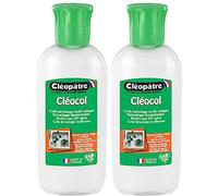 CLEOPATRE - Colla bianca Cleocol in formato da 100 g, confezione da 2 flaconcini, incollaggio forte e presa rapida, multiuso per fai da te e lavori manuali