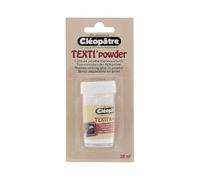 Cléopâtre - Colla in polvere per tessuti, trasparente, 25 ml