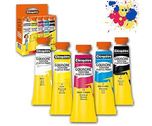 Cléopâtre - Confezione da 5 guazzi 11 x 1,5 x 14 cm multicolore