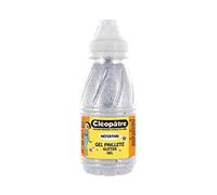 Cléopâtre GP500 - 877 Gel Glitter flaconcino Argento 7,5 x 7,5 x 19 cm