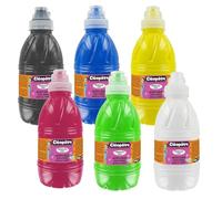 Cléopâtre PAM1X6 - Vernici acriliche Princess Mérit, colori assortiti, 500 ml (Confezione da 6)