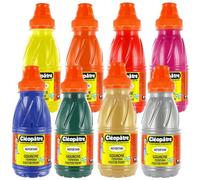 Cléopâtre - PGN250X8B - Vernice a guazzo Nefertari Premium - Assortimento di colori - Confezione da 8 flaconi da 250 ml