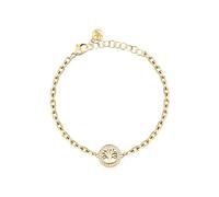 CLEOR Bracciale in acciaio e cristallo, CRYSTAL,STEEL