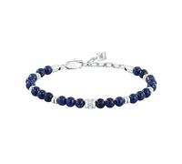 CLEOR Bracciale in Acciaio e Lapislazzuli, CRYSTAL,LAPIS LAZULI,STEEL