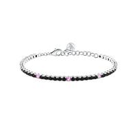 CLEOR Bracciale in argento 925/1000 riciclato e zircone, CUBIC ZIRCONIA,RECYCLED SILVER 925‰