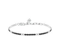 CLEOR Bracciale in argento 925/1000 riciclato e zircone, CUBIC ZIRCONIA,RECYCLED SILVER 925‰