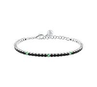 CLEOR Bracciale in argento 925/1000 riciclato e zircone, CUBIC ZIRCONIA,RECYCLED SILVER 925‰