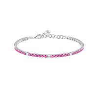 CLEOR Bracciale in argento 925/1000 riciclato e zircone, CUBIC ZIRCONIA,RECYCLED SILVER 925‰