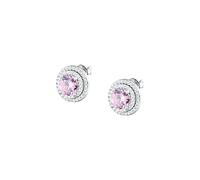 Orecchini Tesori zircone centrale rosa Donna Morellato
