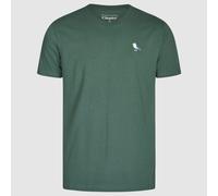 Cleptomanicx Basic " Embro Gabbiano " Uomo T-Shirt Ricamo Cotone Organico