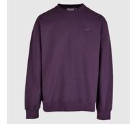 Cleptomanicx Boxy Girocollo Ligull Pullover Gabbiano Ricamo Baumwolle-Bio Uomo