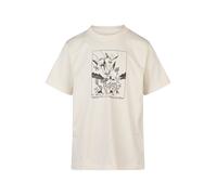 Cleptomanicx Maglietta 'Classic Birds of Prey' beige / nero Uomo Cleptomanicx XS beige / nero