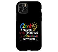 Clerk Is My Name Tracking La frequenza è il mio gioco Custodia per iPhone 11 Pro