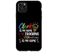Clerk Is My Name Tracking La frequenza è il mio gioco Custodia per iPhone 11 Pro Max