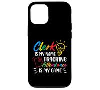 Clerk Is My Name Tracking La frequenza è il mio gioco Custodia per iPhone 12/12 Pro