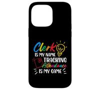 Clerk Is My Name Tracking La frequenza è il mio gioco Custodia per iPhone 14 Pro Max