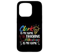 Clerk Is My Name Tracking La frequenza è il mio gioco Custodia per iPhone 15 Pro