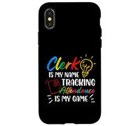 Clerk Is My Name Tracking La frequenza è il mio gioco Custodia per iPhone X/XS