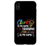 Clerk Is My Name Tracking La frequenza è il mio gioco Custodia per iPhone XS Max