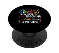 Clerk Is My Name Tracking La frequenza è il mio gioco PopSockets PopGrip Adesivo