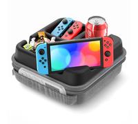 CLESOO 5 in 1 Portabicchieri per Divano - Porta Telecomandi da Divano con Supporto per Tablet e Telefono, 2 Tasche per l'organizzazione, Portabibite da Divano Durevole per Letto, Scrivania, Pavimento