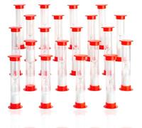 Clessidra 1 Minuto Piccola Plastica x20 Mini Clessidre per bambini Istruzione Scuola per Kids Toilet Timer Man Lavaggio Denti Minuti Giochi Egg 60 Secondi Accessorio per insegnanti ✮GARANZIA A VITA✮