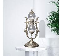 Clessidra 15 minuti, in ottone dorato, clessidra decorativa, regalo clessidra, timer vintage a clessidra, decorazione moderna per casa, cucina, ufficio (sabbia bianca)