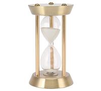 Clessidra 30 Minuti, Orologio a Sabbia in Metallo a Clessidra, Clessidra Decorativa Dorata, Clessidra Vintage, Timer a Sabbia con Rivestimento Lucido, Clessidra (Bronzo Mini 10min)