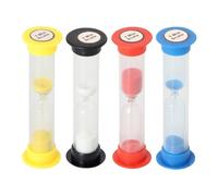 Clessidra a Sabbia IN Tubo di Plastica 1 Minuto: Colore - Nero