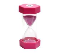Clessidra a Sabbia, Timer per Bambini 3 Minuti - Orologio Decorativo per Casa, Classe, Cucina, Giochi, Ufficio - Time Management - Colore Rosa