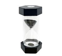 Clessidra a Sabbia, Timer per Bambini 3 Minuti - Orologio Decorativo per Casa, Classe, Cucina, Giochi, Ufficio - Time Management - Colorate - Nero