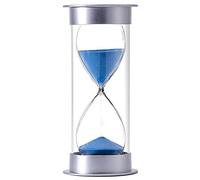 clessidra, Clessidra con timer, 5 min / 10 15 20 30 45 60, for bambini, aule, cucina, giochi, decorazioni for ufficio domestico(Blu,15 minutes)